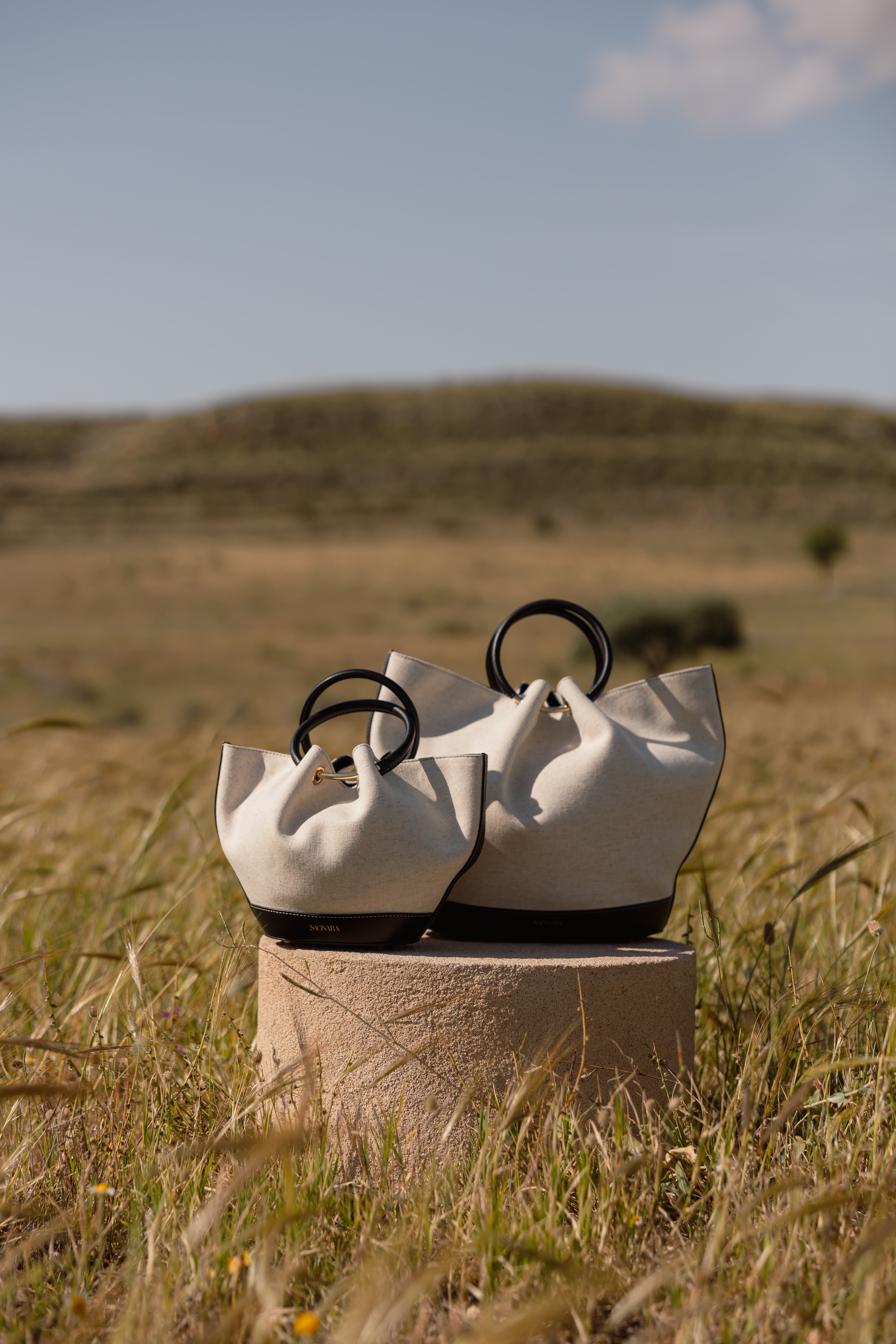 SAONARA MINI CAPAZO CARAMEL/CANVAS