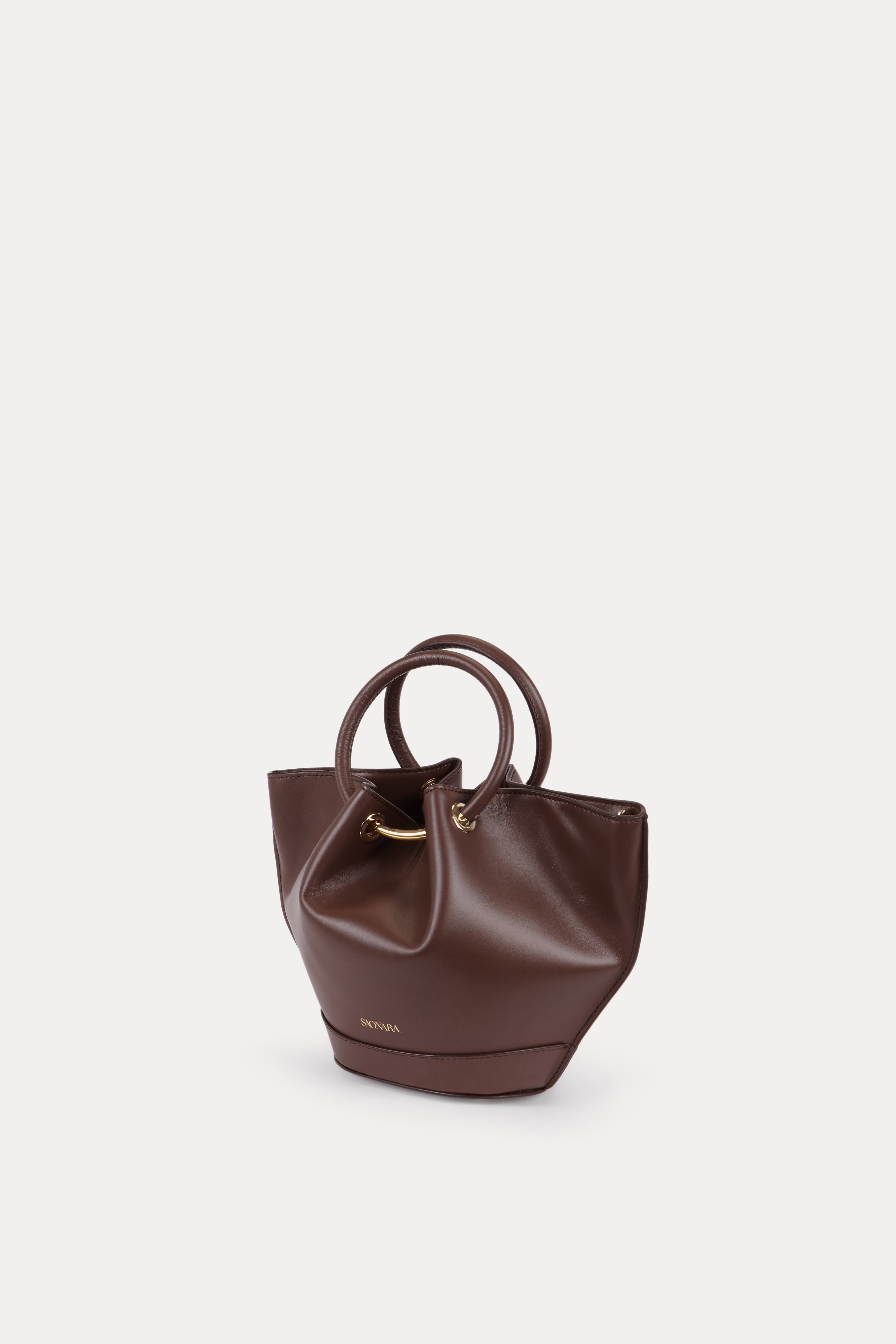 SAONARA MINI CAPAZO CHOCOLAT LEATHER