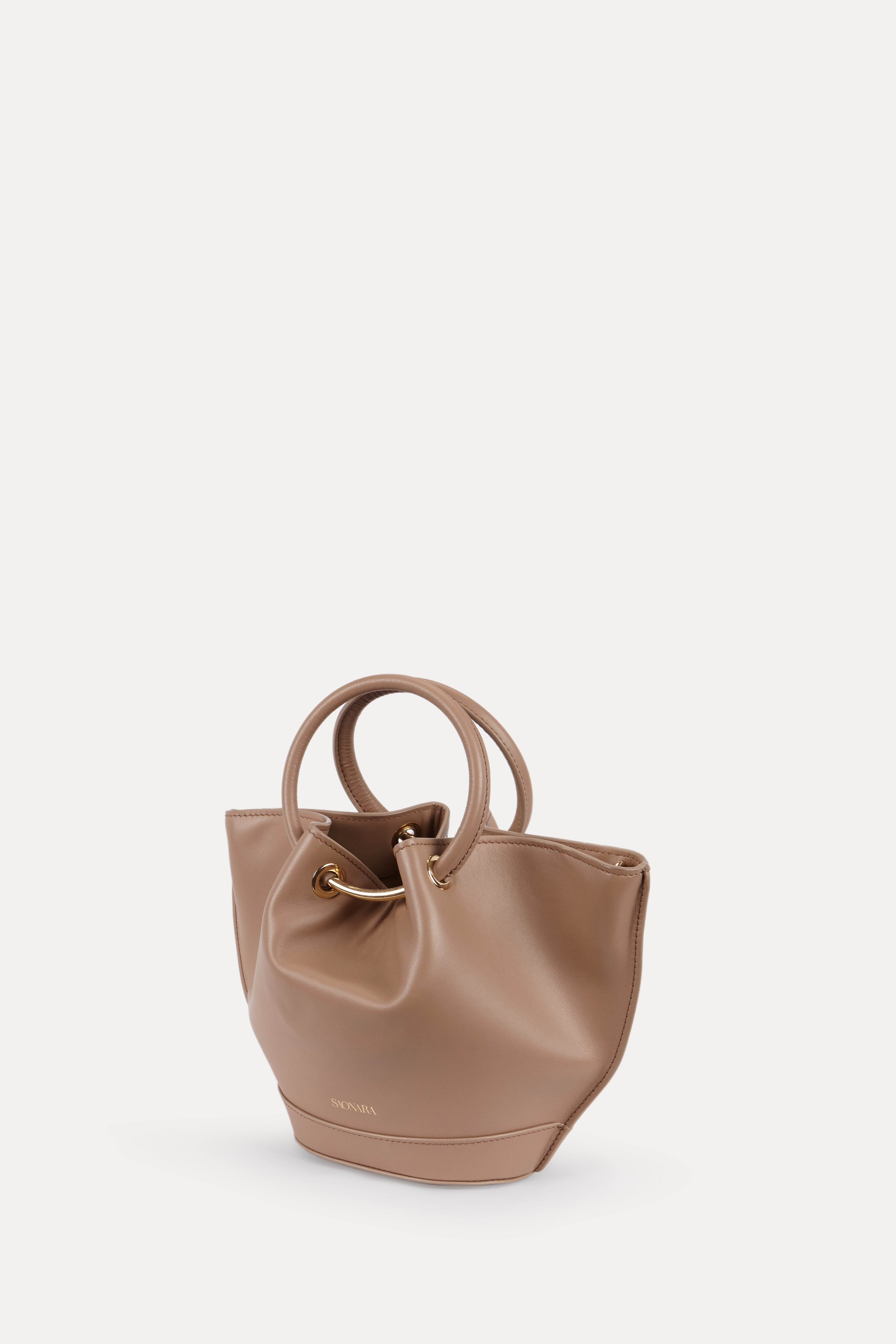 MINI CAPAZO MOKA LEATHER