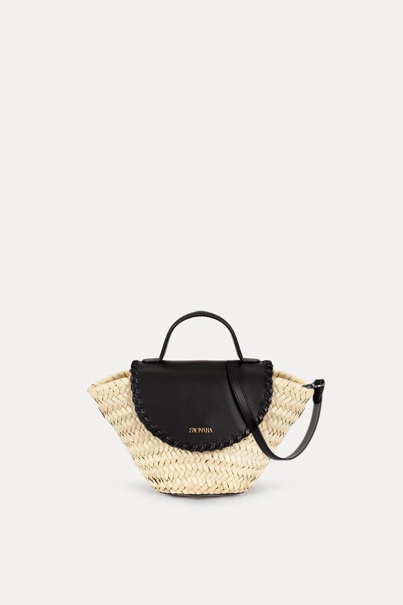 SAONARA COQUETTE CARAMEL/BLUE SKY LEATHER & PALM