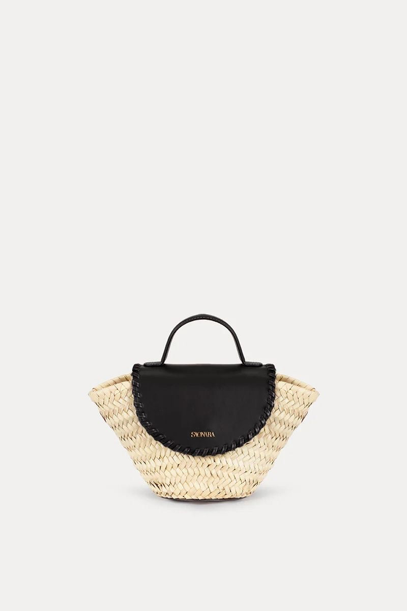 SAONARA COQUETTE CARAMEL/BLUE SKY LEATHER & PALM