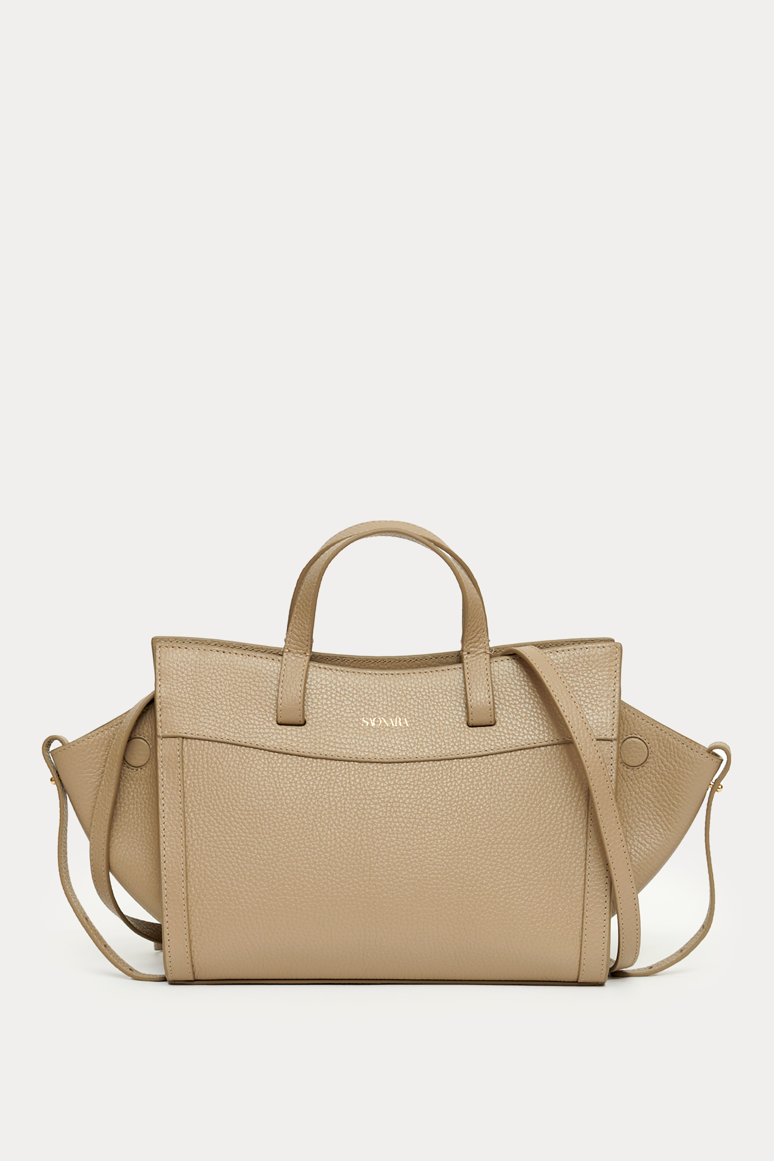 SAONARA SHOPPING BAG MOKA LEATHER