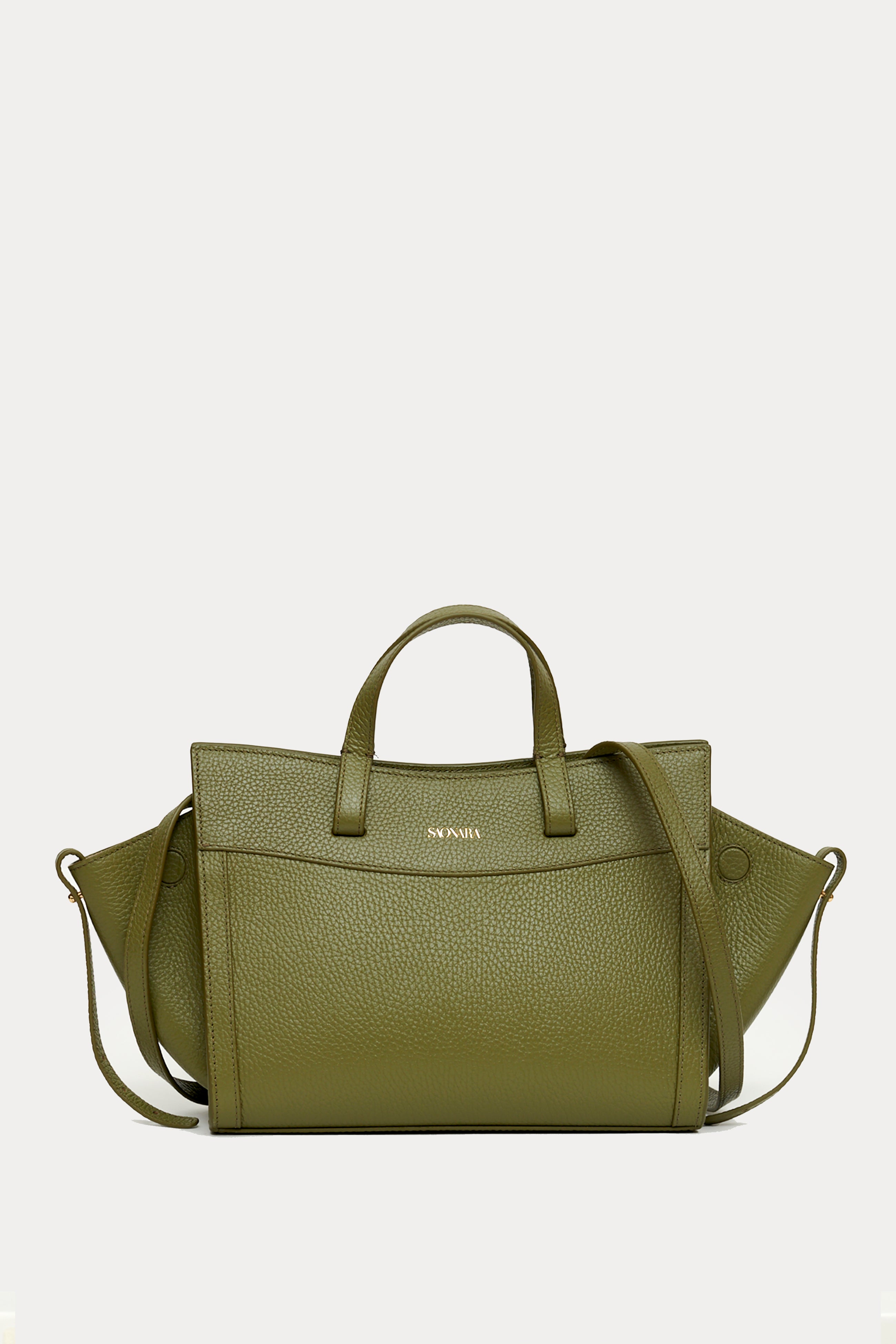 SAONARA SHOPPING BAG MOKA LEATHER