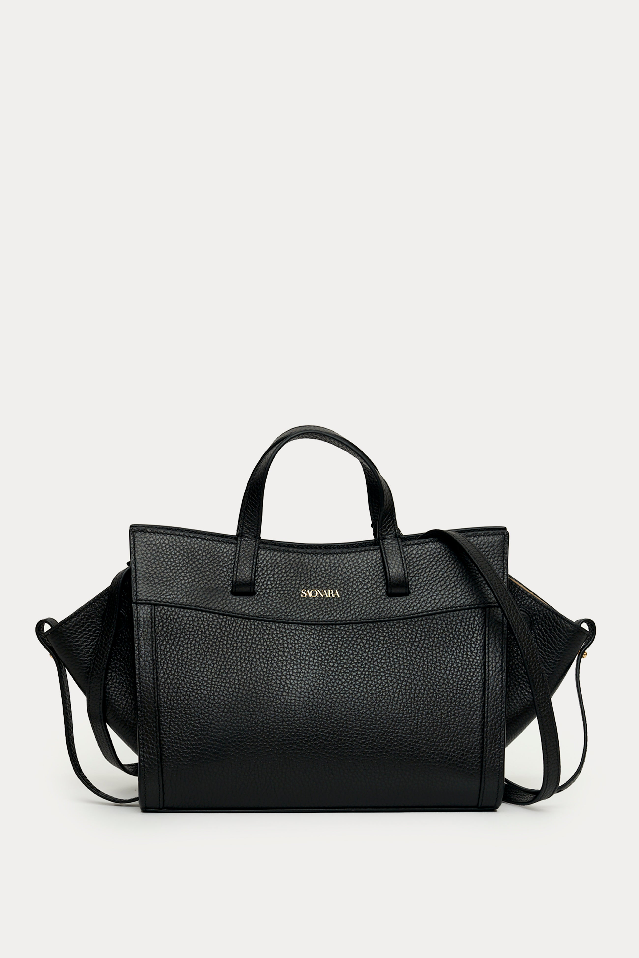 SAONARA SHOPPING BAG MOKA LEATHER