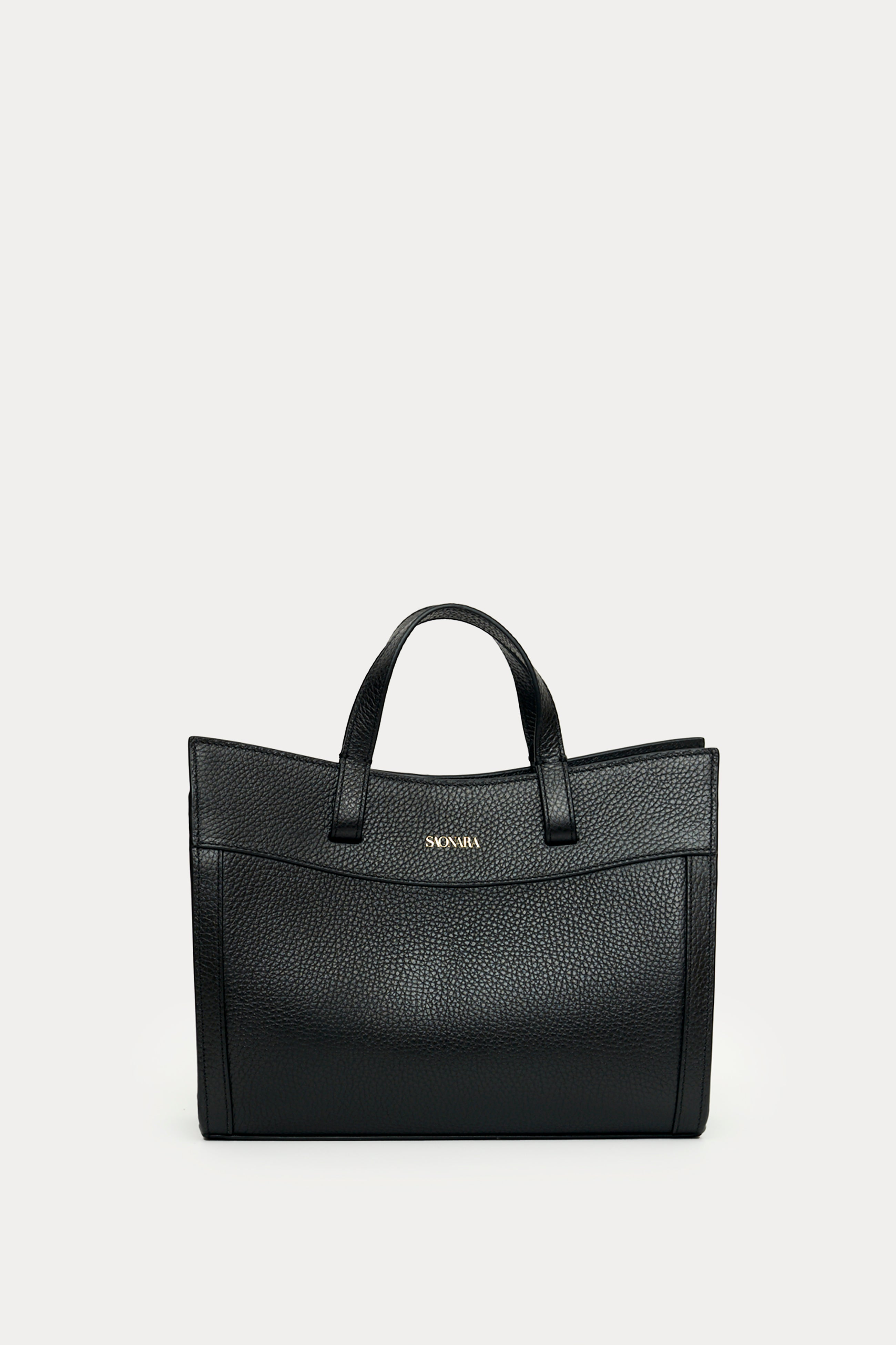 SAONARA SHOPPING BAG MOKA LEATHER