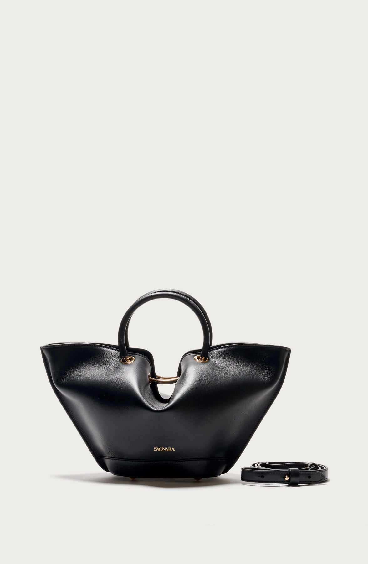 Bolso Saonara Mini Capazo Negro