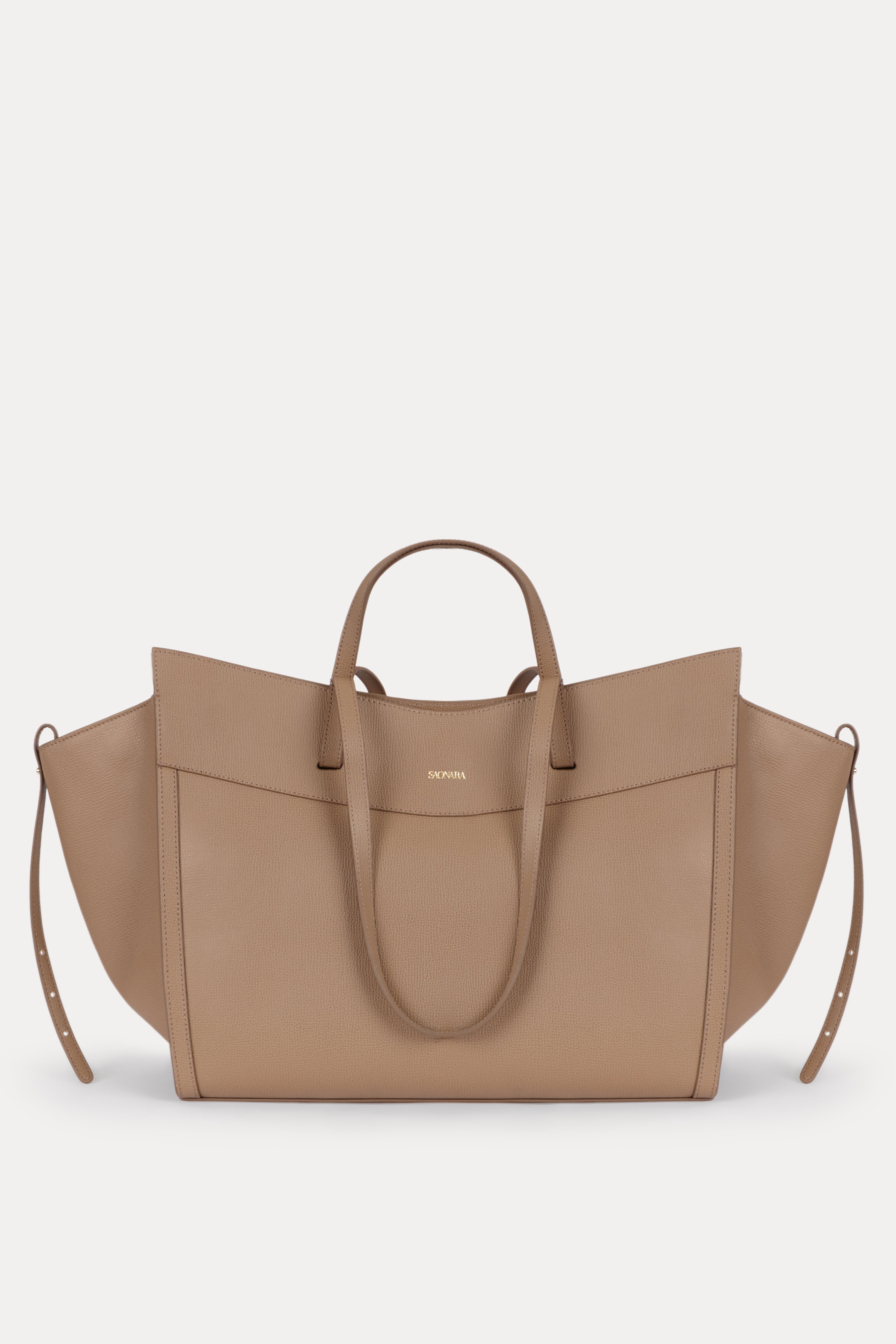 SAONARA SHOPPING BAG MOKA PIEL